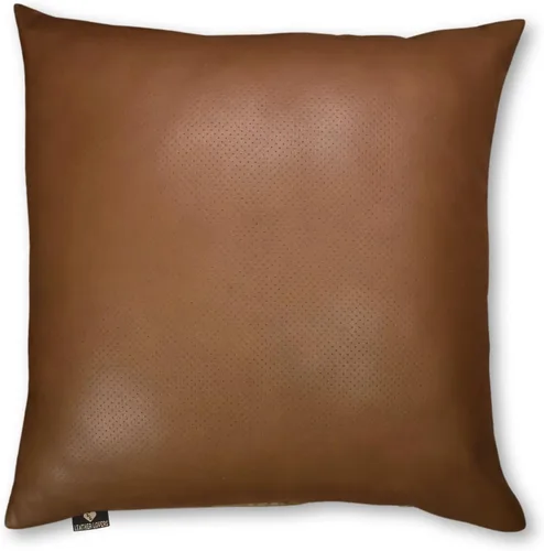 Vista 77 de Funda de almohada de cuero de cordero 100% cuero de cordero – Funda de cojín para sofá – Fundas decorativas para sala de estar y dormitorio, cuero