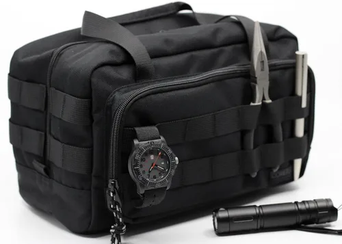 Vista 7 de Coreflex Bolsa de herramientas resistente de 12 pulgadas, táctica, equipo, campo de tiro, EDC, bolsa de herramientas para automóviles, bolsa