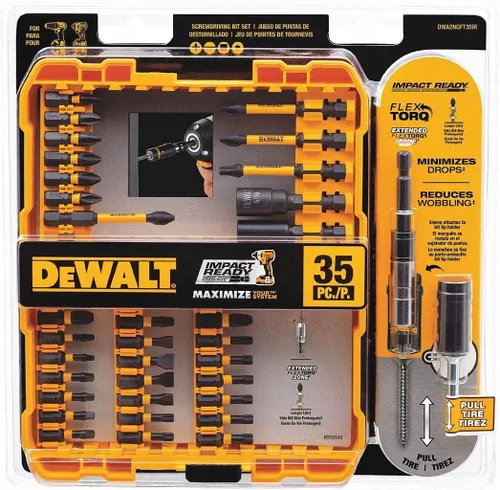 Vista 10 de DEWALT Juego de puntas de destornillador de impacto, 35 piezas (DWA2NGFT35IR)