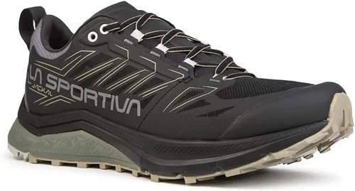 Vista 3 de La Sportiva Tenis de correr Jackal Trail para hombre, negroarcilla, 13.5, Negro