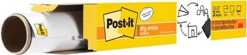 Vista 13 de Post-it DEF8x4, película para pizarra de borrado en seco, para paredes, puertas, mesas, pizarras, y más, removible, a prueba de manchas, fácil