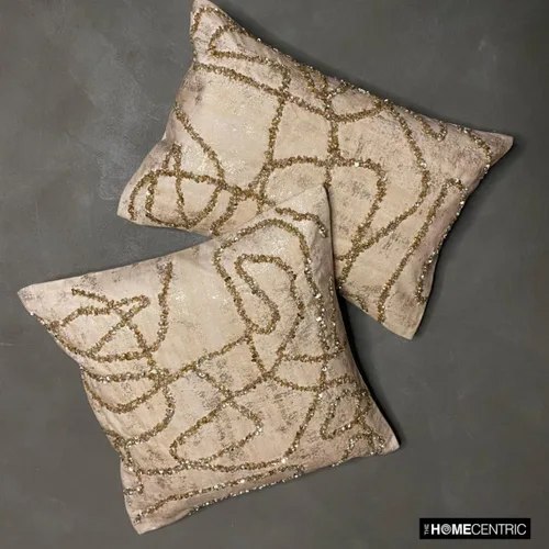 Vista 121 de The HomeCentric Fundas de almohada lumbares doradas de 12 x 14 pulgadas (11.8 x 13.8 in), de piel sintética, con diseño de animales, estilo moderno