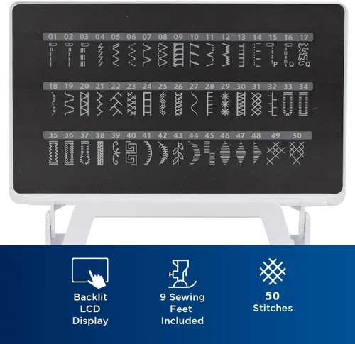 Vista 4 de Brother ST150HDH Strong and Tough Sewing Machine 50 Stitches
