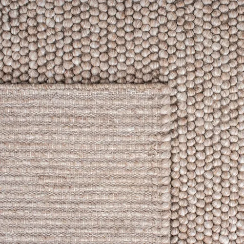 Vista 45 de SAFAVIEH Natura Collection - Alfombra decorativa, 2 x 3 pies, color beige, mezcla de lana hecha a mano, diseño texturizado, ideal para pasillo