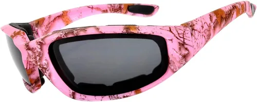Vista 20 de OWL Gafas de espuma acolchadas para motocicleta, lente transparente con espejo ahumado