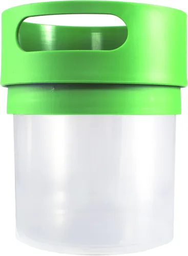 Vista 6 de Munchie Mug Taza de aperitivos a prueba de derrames, negro, tarro de 12 onzas, fabricado en los Estados Unidos