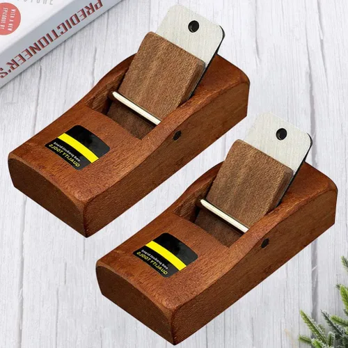 Vista 2 de Cabilock Plano de mano 2 unids Mini Carpintero Plano Herramienta de madera eficiente Cepilladora de madera