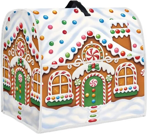 Vista 44 de Funda para batidora de Navidad para Kitchen Aid de 4.5 a 5 cuartos de galón, cubiertas antipolvo para electrodomésticos pequeños de hombre de Un