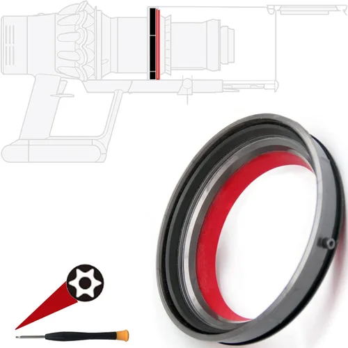 Vista 8 de Anillo de sellado fijo superior de cubo de polvo 2026, pieza de repuesto compatible con aspiradora Dyso.n Cyclone V10 SV12, cubo de polvo
