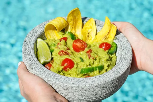 Vista 11 de Imusa USA Molcajete de granito con molinillo de especias de 15.24 cm, gris (Paquete de 4)