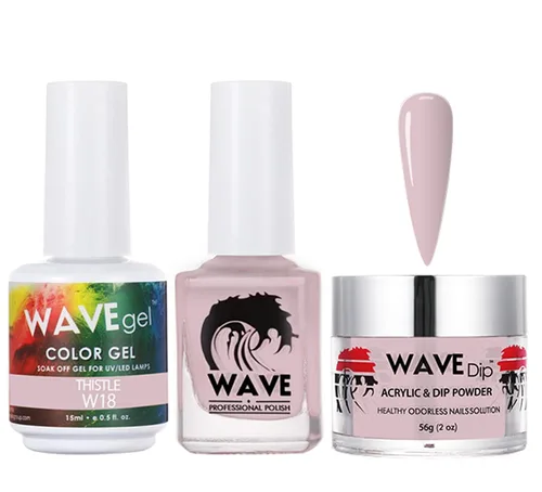 Vista 154 de WAVEGEL - Juego de gel de remojo, laca de uñas y polvo acrílico a juego - Colección Simplicity - #P109 Blizzard
