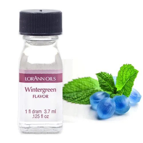 Vista 2 de LorAnn Wintergreen SS Flavor, 1 botella de dram (0.0125 fl oz - 0.1 fl oz - 1 cucharadita)