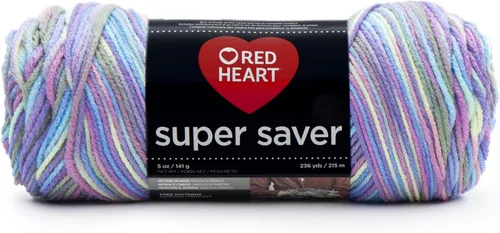Vista 53 de RED HEART Hilo Comfort Shimmers, ópalo blanco Ópalo blanco brillante