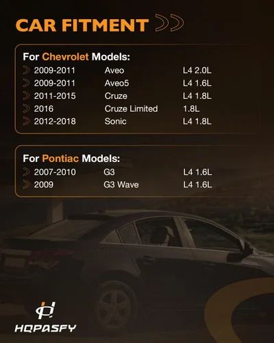 Vista 2 de Paquete de bobinas de encendido UF620 compatible con Chevrolet Aveo Aveo5 Cruze Sonic Chevy Cruze Limited, Pontiac G3 L4 1.6L 1.8L Reemplazo #