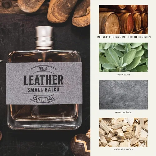 Vista 4 de Tru Western Leather #2 Small Batch - Colonia para hombre, 3.4 fl oz (3.4 fl oz), segura, sexy, moderna