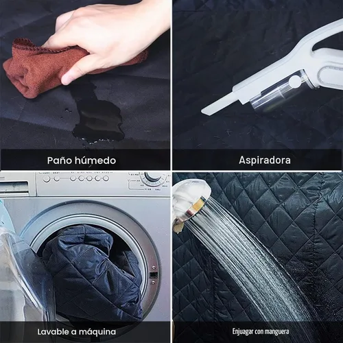 Vista 7 de Funda de asiento de perro para camiones con ventana de malla, hamaca 100% impermeable para asiento trasero de camión, lavable a máquina, funda