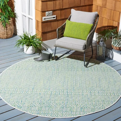 Vista 17 de SAFAVIEH Alfombra lavable al aire libre, colección Courtyard - 2'3" x 5', gris y negro, no desprende pelusa y fácil limpieza, ideal para patio