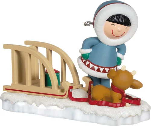 Vista 2 de Hallmark Keepsake Adorno de Navidad, plástico, 2022 con fecha de año, Frosty Friends