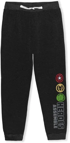 Vista 2 de Marvel Avengers Hulk, Captain America and Iron Man Boys Joggers 2 Pack for Toddler and Little Kids BlackGrey