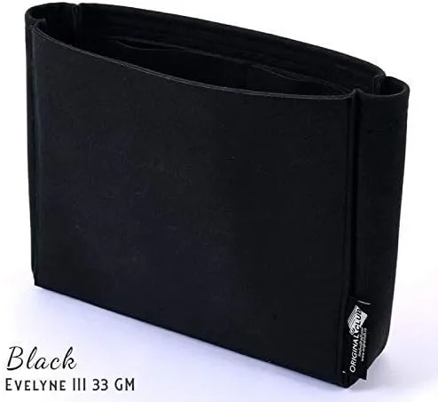 Vista 6 de Suedette Leather Basic Style Bag and Purse Organizer Compatible for the Designer Bag Evelyne III TPM, PM, and GM