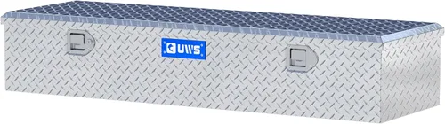 Vista 6 de UWS EC20081 58-Inch Heavy Wall Aluminio 5th Wheel Truck Bed Tool Box, RigidCore Tapa