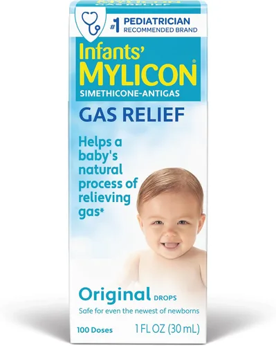 Vista 8 de Gotas para Alivio de Gas Mylicon para Bebés y Lactantes, Fórmula Original, 14.8 mililitros