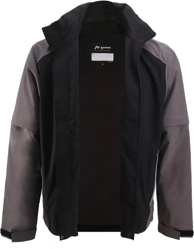 Vista 8 de fit space Chaqueta de lluvia de golf para hombre, impermeable, ligera, cortavientos