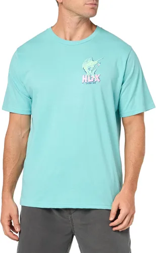 Vista 71 de HUK Mens Fishing Graphic Tee, Performance Short Sleeve, Quick-Dry Bass Bones - Búho nocturno