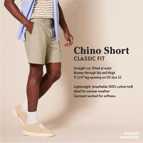 Vista 2 de Tienda Essentials Men's Classic-Fit 7" Short