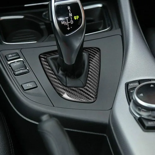 Vista 5 de AIRSPEED Pegatinas interiores de fibra de carbono para BMW F20 F21 F22 F23 F30 F34 F35 F32 F33 F36 Accesorios