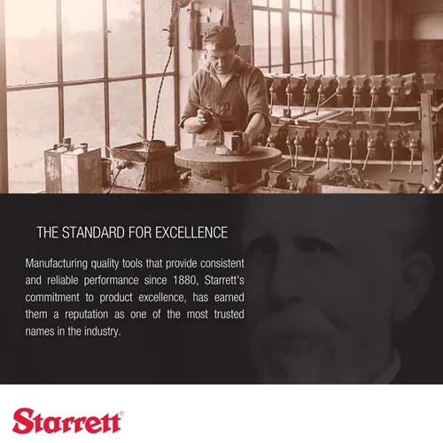 Vista 6 de Starrett 440, 445 Vernier. Calibradores de profundidad, tope trinquete, tuerca de bloqueo, tipo micrómetro, medición en pulgadas, 1