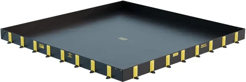 Vista 23 de Justrite Rigid-Lock QuickBerm®, 4' x 6' x 12