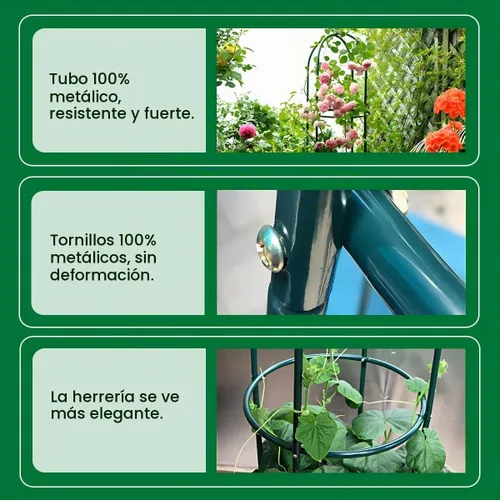 Vista 2 de Soporte para plantas y flores trepadoras de jardín