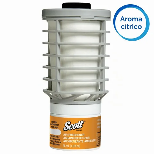 Vista 3 de Scott Essential - Recambio de ambientador (91067), cítricos, liberación automática y continua, 6 recambios/estuche