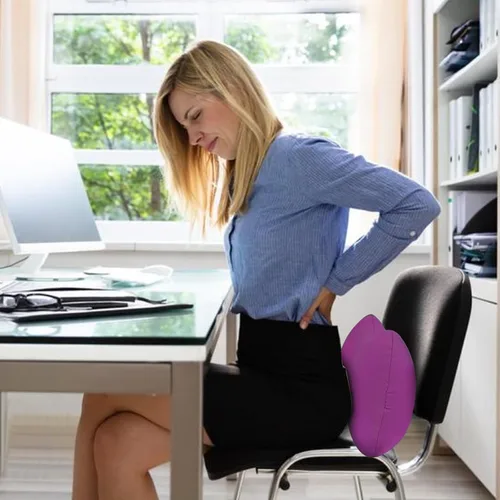 Vista 4 de Paquete de 2 almohadas de cuello de microcuentas, almohada para reposacabezas de hueso y cojín de apoyo cervical, almohada de tubo universal cómoda
