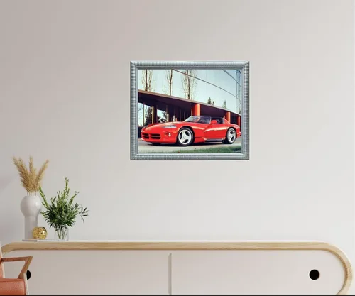 Vista 8 de Impact Posters Gallery Decoración de pared de coche deportivo, póster rojo SRT Dodge Viper (16 x 20 pulgadas)