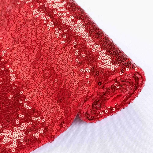 Vista 25 de Partisout Tela de lentejuelas por el patio - Tela de 3mm brillante para manualidades DIY, disfraces y decoración de fiesta Material de brillo, 3