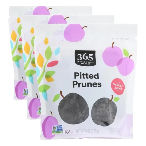 Vista 9 de 365 by Whole Foods Market, Ciruelas Deshuesadas, 8 onzas