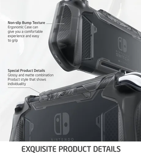 Vista 4 de Mumba Funda de agarre para Nintendo Switch Lite, serie Blade TPU funda protectora portátil, accesorios compatibles con consola Switch Lite versión