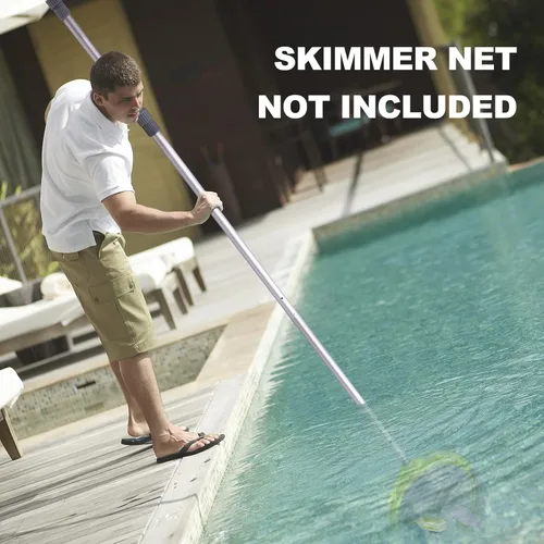 Vista 7 de Sepetrel Poste de piscina – Postes telescópicos profesionales de limpieza de piscina de 12 pies, poste telescópico ajustable, para red