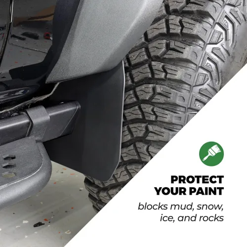 Vista 2 de IAG I-Line Mini Guardabarros Lateral para Rieles de Roca (2 piezas) para Ford Bronco 2021+ 2/4 Puertas