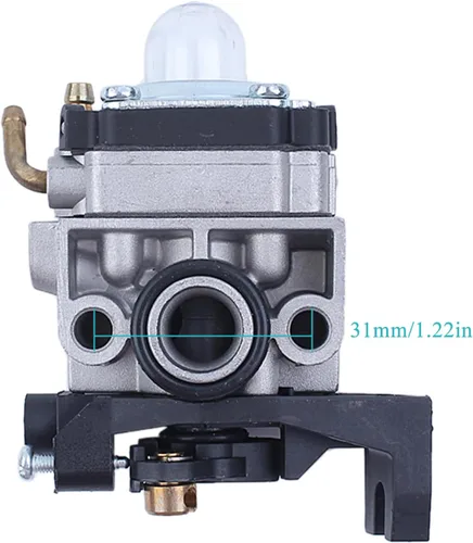 Vista 2 de Carburador GX35 para Honda GX35 HHT35 HHT35S de 4 tiempos con cubierta de filtro de aire, junta de carburador, línea de combustible, reemplazo