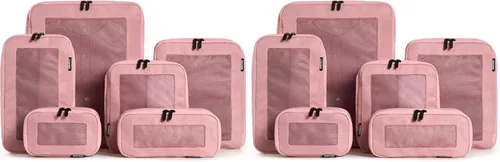 Vista 23 de Aerotrunk Cubos de embalaje de compresión para viajes, paquete de 2, beige