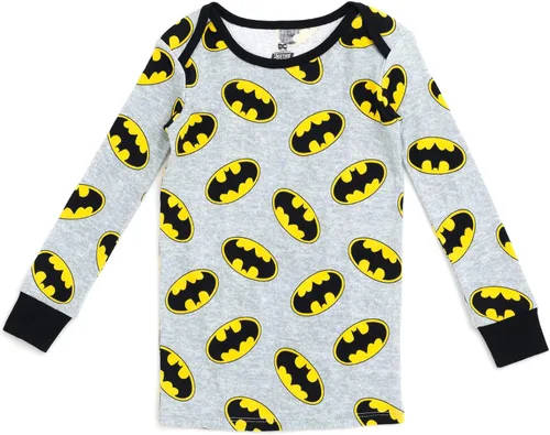 Vista 4 de DC Comics Justice League Superman Batman - Conjunto de sudadera y pantalones para bebés a niños pequeños