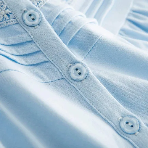 Vista 9 de Keyocean - Camisones para mujer, 100% algodón, suave, ligero, cómodo, ropa de dormir