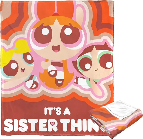 Vista 8 de Northwest Powerpuff - Manta de seda táctil para niñas, 50 x 60 pulgadas, Birthday Bash The Baddie