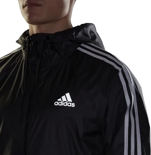 Vista 5 de adidas Chaqueta básica de 3 rayas para hombre Windrdy