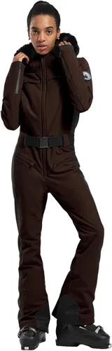 Vista 35 de GSOU SNOW Traje de esquí para mujer, traje de nieve de una pieza, para snowboard, delgado, aislante, impermeable, resistente al viento