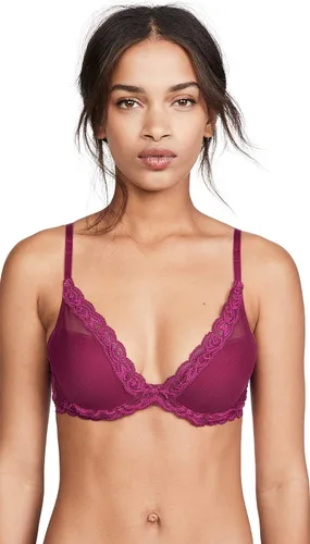 Vista 72 de Natori - Sujetador de encaje para mujer con inmersión, diseño de plumas Cafe