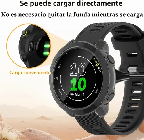 Vista 4 de Paquete de 3 protectores de pantalla de TPU suave para Garmin Negro + negro + negro